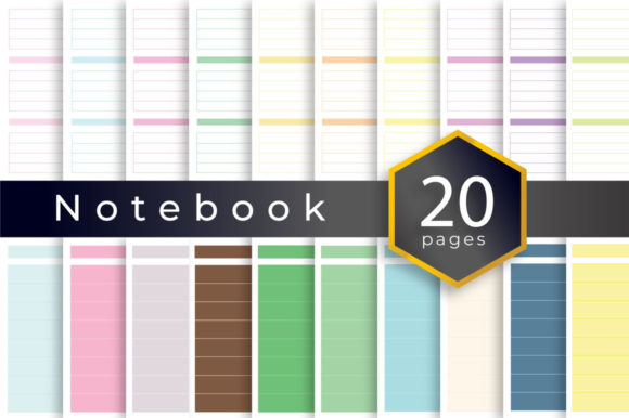 Download Notebook Printable Papers KDP Interior - Printable paper Collection