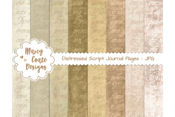 Download Distressed Script Printable Papers - Printable paper Collection