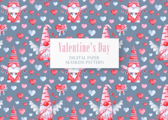 Download Valentine Digital Paper Seamless Pattern - Valentine digital paper Collection